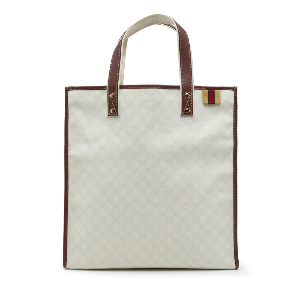 Pre-Loved Gucci GG Supreme Web Tote
